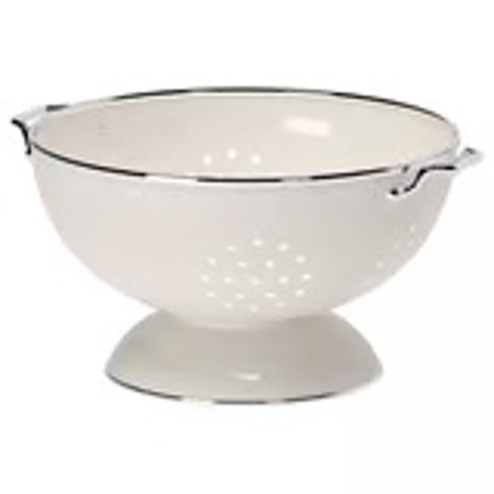 IKEA GEMAK Stainless Steel Colander A Solid Off-White Kitchen Workhorse